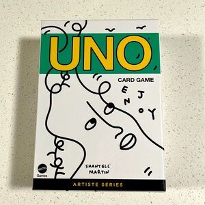 Uno Artiste Shantell Martin card game for kids, adults and family night, New